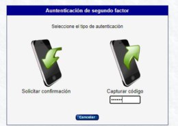 Autenticación por Celular o con un USB