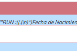 Error al extraer un texto especifico de un pdf