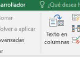 Cinta de opciones excel
