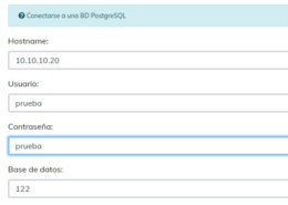 Crear conexion a PostgreSql con un puerto diferente