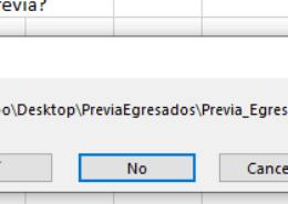 Guardar un excel ya existente