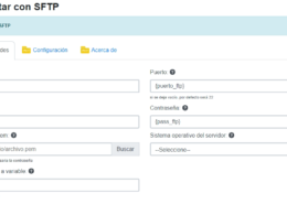 Conectar con SFTP