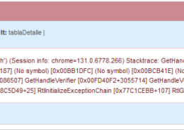 Error al leer tabla de angular material