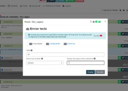 No funciona Enviar tecla