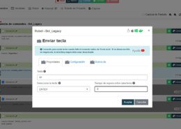 No funciona Enviar tecla